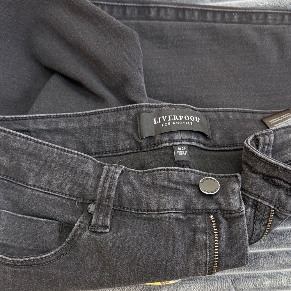 Liverpool Women's Skinny Jeans - Charcoal Black